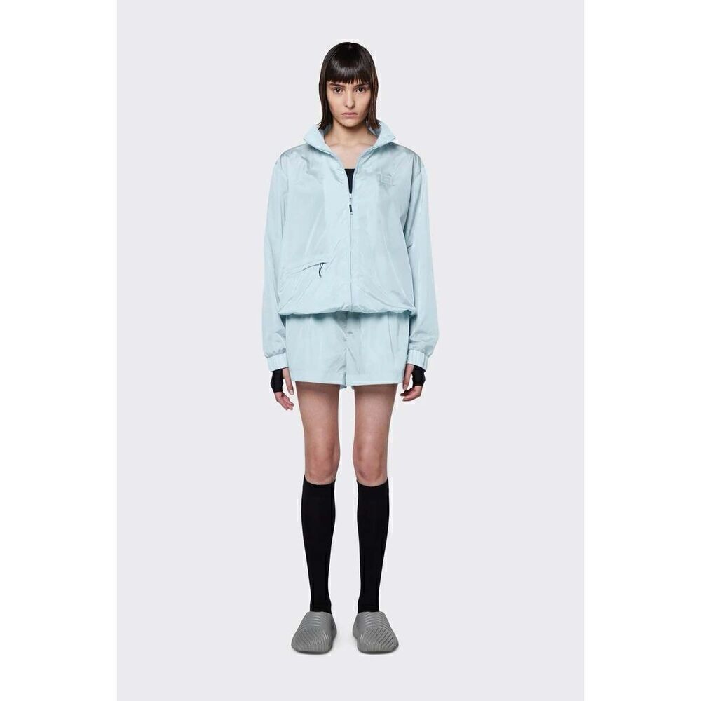 NWT Rains Women’s Bomber Windbreaker Track Jacket - Sky - XL